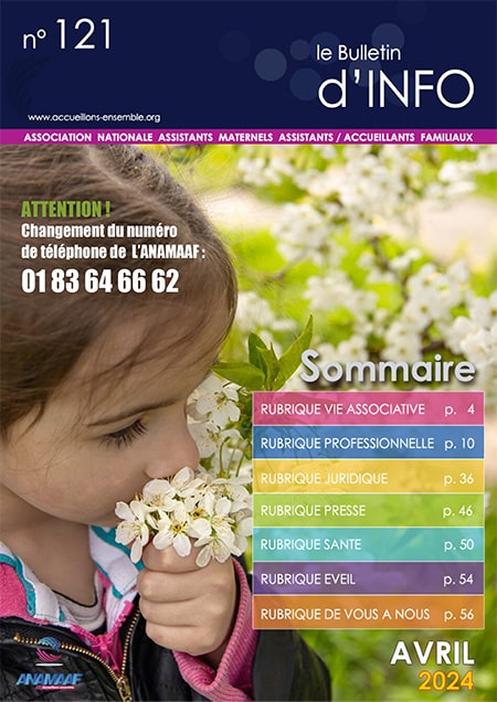 LE BULLETIN D'INFORMATION DU MOIS D'AVRIL EST EN LIGNE | ANAMAAF